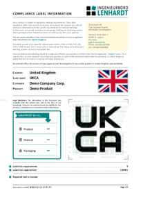 United Kingdom Type Approval Label